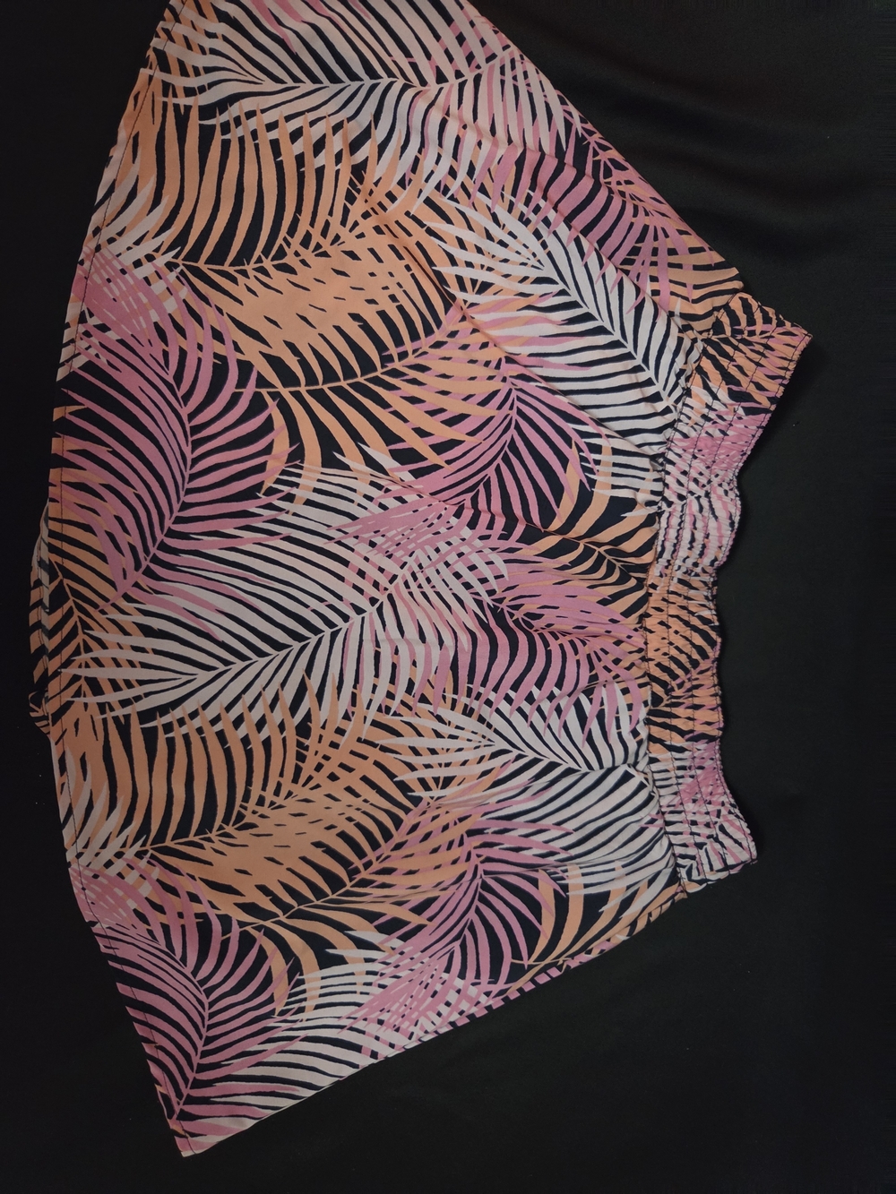Tommy Bahama Pink and Peach Palm-Print Skort